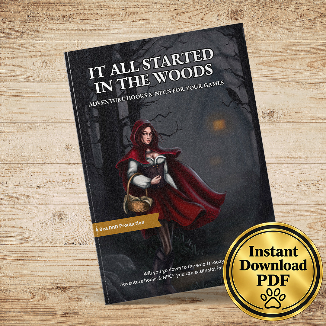 It All Started In The Woods – 100 Adventure Hooks & NPCs For Your Games