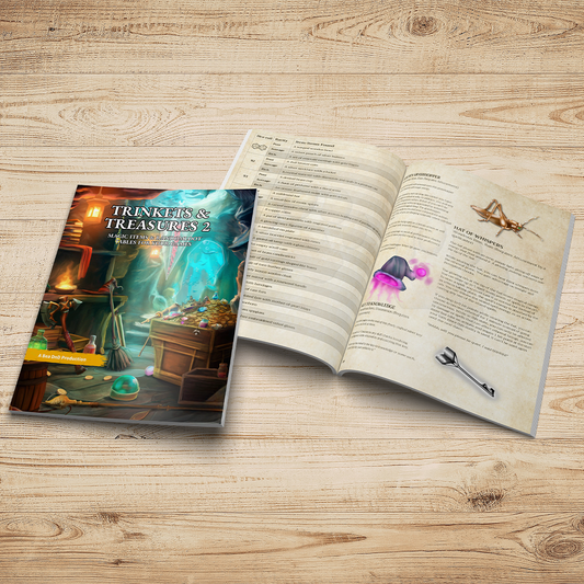 Trinkets & Treasures – Fantasy RPG Loot & Magic Items Vol. 2