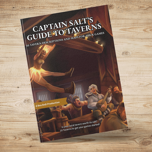 Captain Salt's Guide To Taverns (10 Taverns & Maps) (PDF)