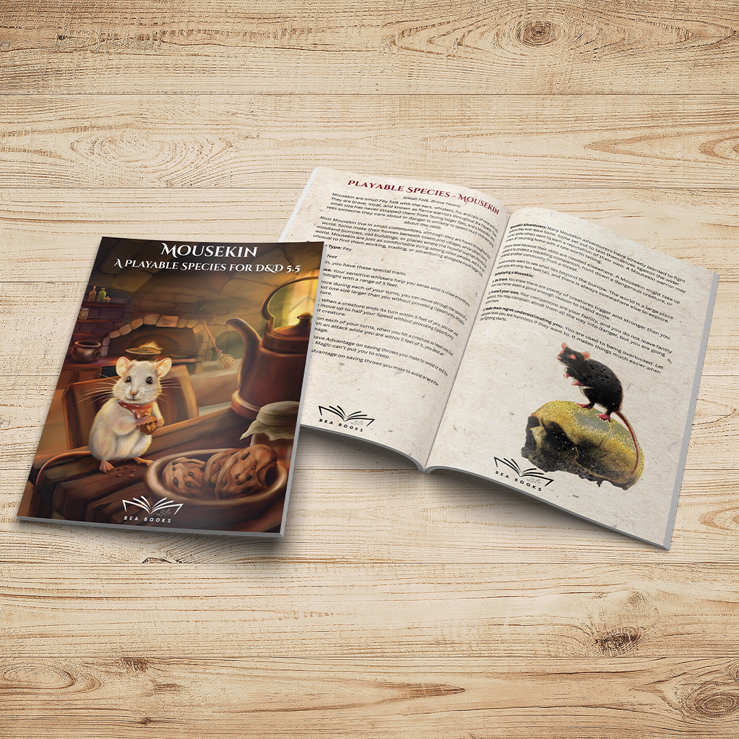 D&D 5.5e Mousekin – Playable Fey Species