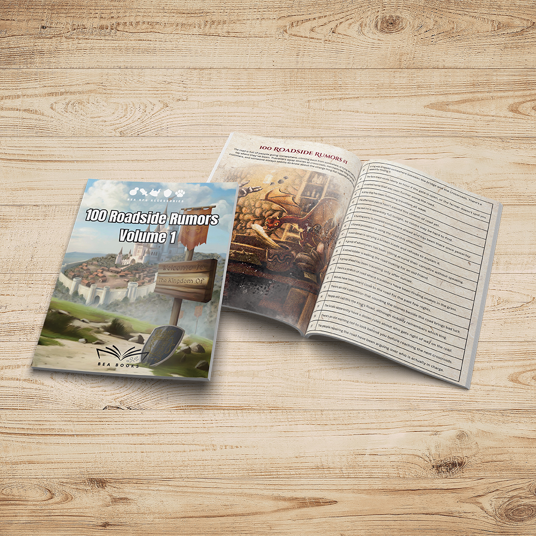 100 Roadside Rumors Volume 1 - Fantasy RPG Adventure Ideas