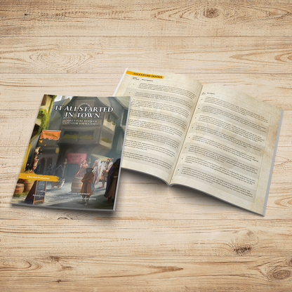 It All Started In Town – Fantasy RPG Adventure Hooks, NPCs & Magic Items