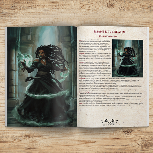 Imani Devereaux - Human Sorcerer NPC