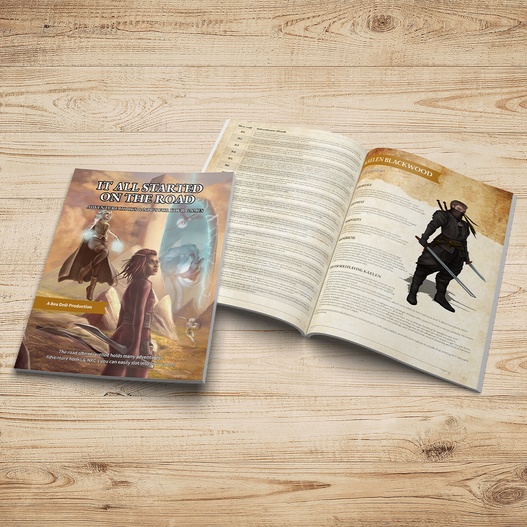 It All Started On The Road – Fantasy RPG 100 Adventure Hooks & 24 NPCs
