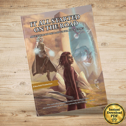 It All Started On The Road – Fantasy RPG 100 Adventure Hooks & 24 NPCs