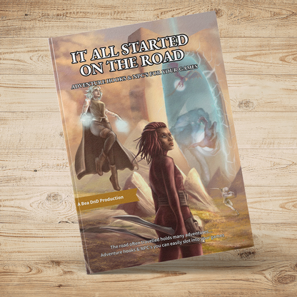 It All Started On The Road – Fantasy RPG 100 Adventure Hooks & 24 NPCs
