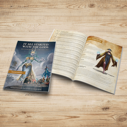 It All Started With The Gods – Fantasy RPG 100 Adventure Hooks & 24 NPCs