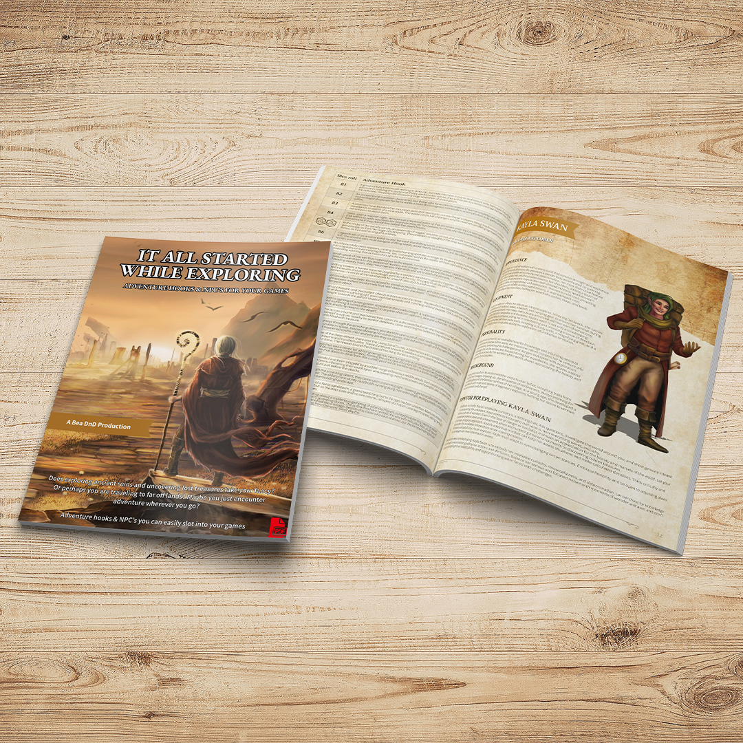 It All Started While Exploring - Adventure Hooks & NPC's (PDF)