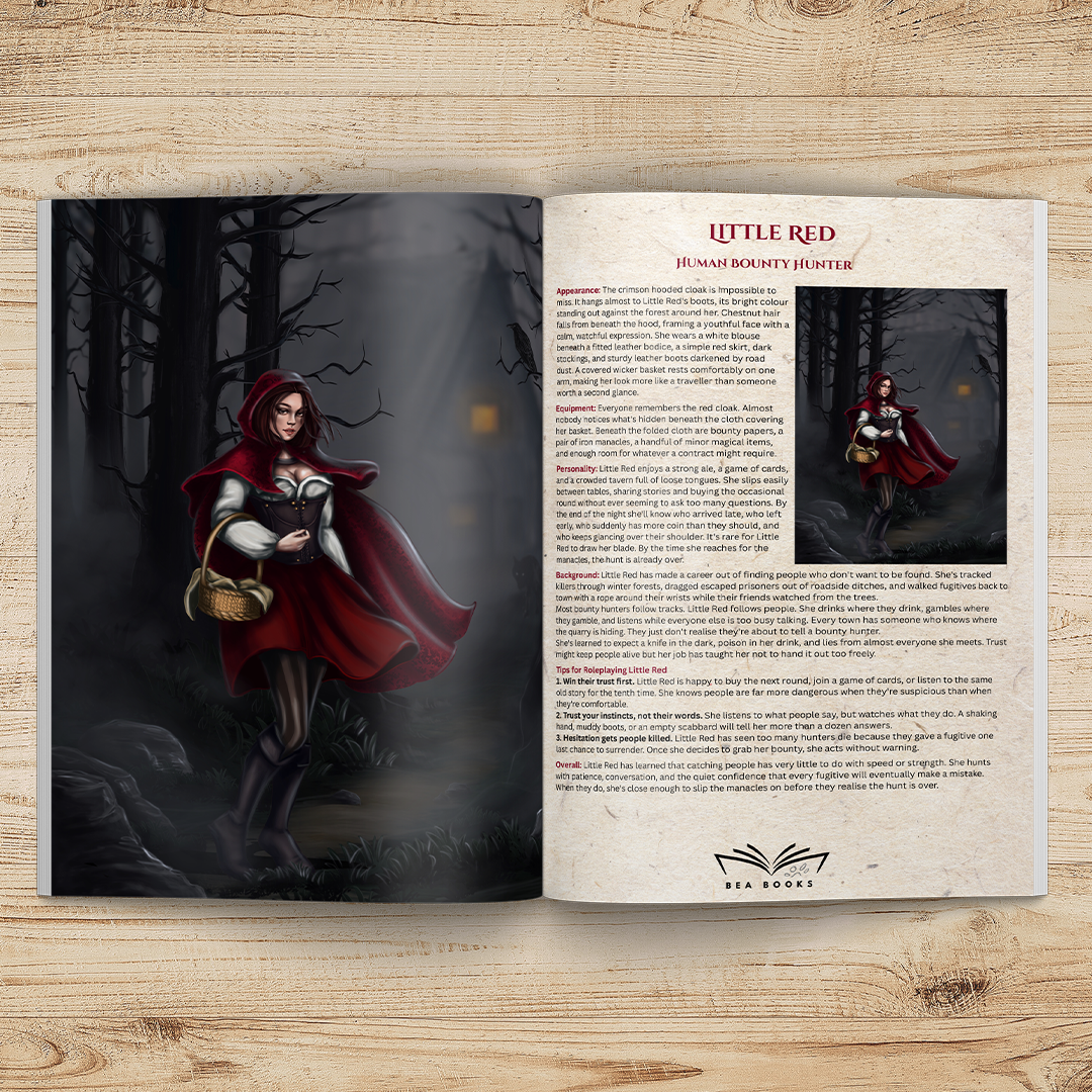 Little Red - Human Bounty Hunter NPC
