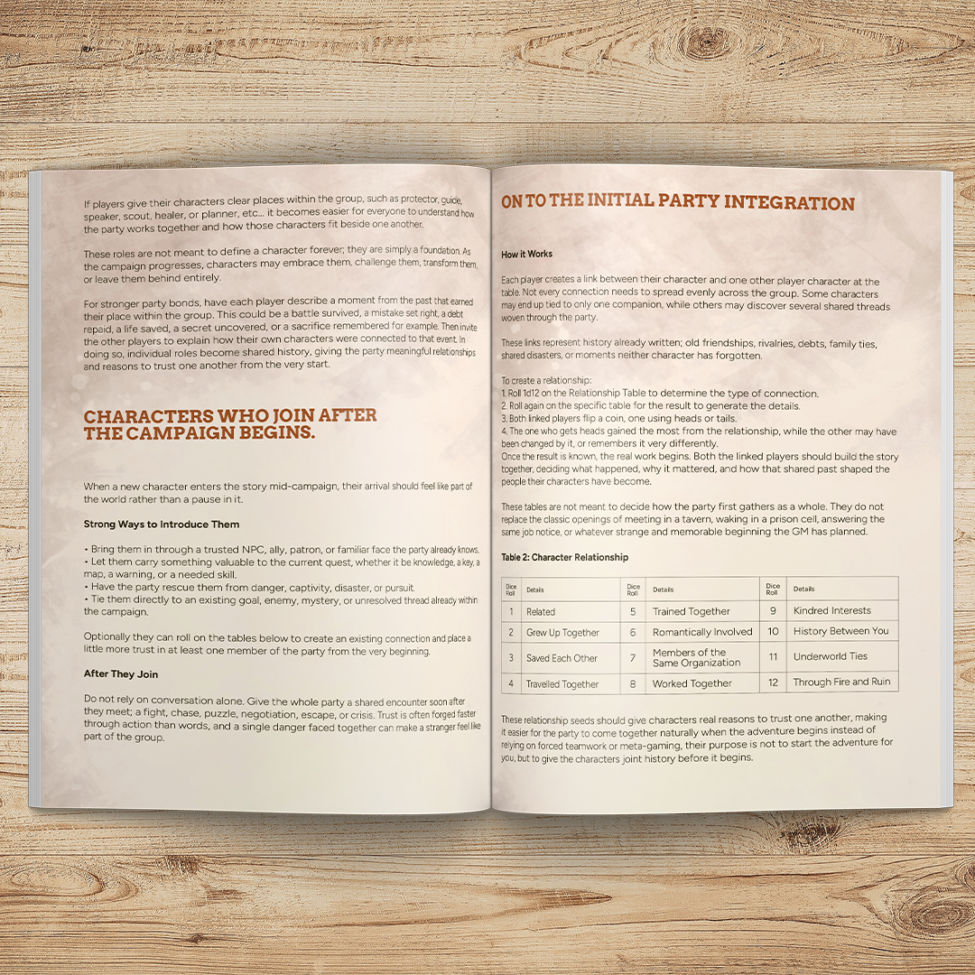 Party Integration Workbook