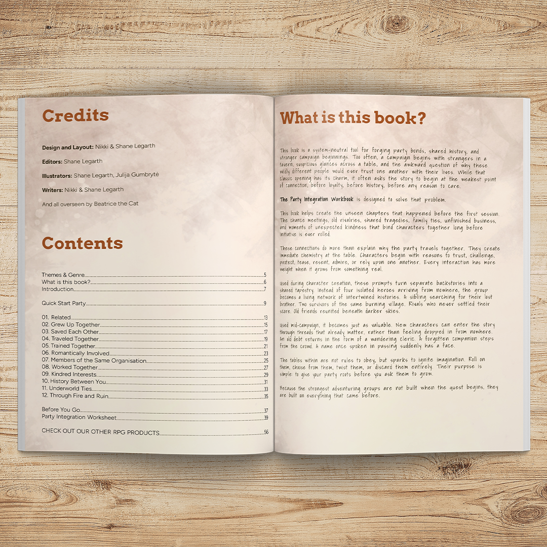 Party Integration Workbook