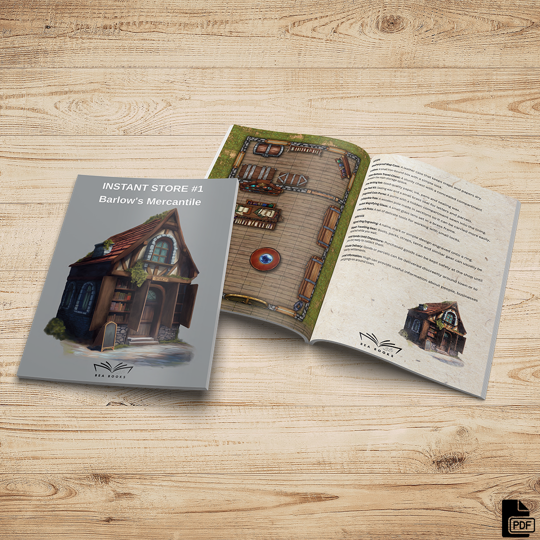 Barlow's Mercantile – Fantasy RPG Instant Shop