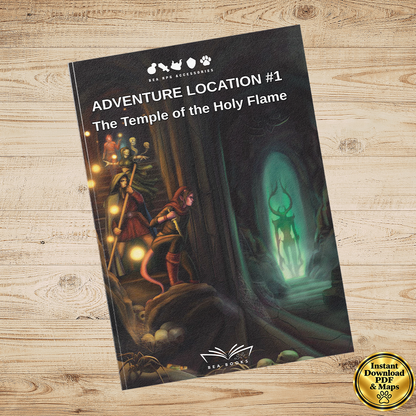 Temple of the Holy Flame – Fantasy RPG Adventure Location