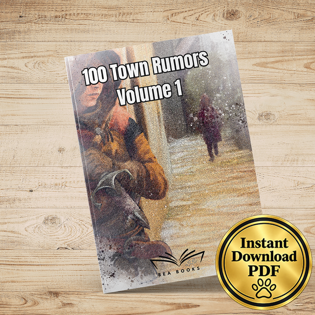 100 Town Rumours Volume 1 – Fantasy RPG Adventure Ideas