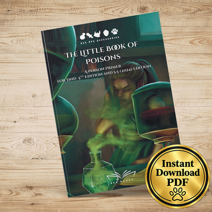 The Little Book of Poisons - Poisons, Venoms & Toxins for D&D