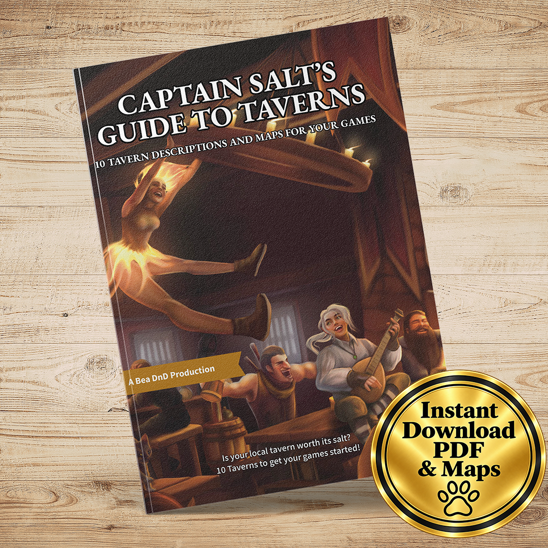 Captain Salt's Guide To Taverns – 10 Taverns & Maps