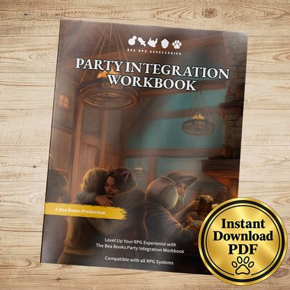 Party Integration Workbook – RPG Character Connections & Backstories