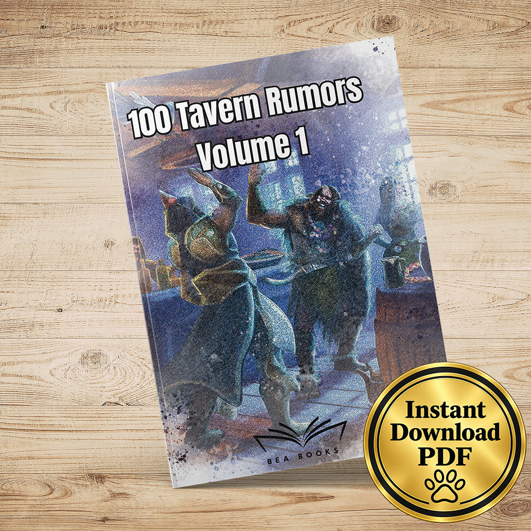 100 Tavern Rumours Volume 1 – Fantasy RPG Adventure Ideas