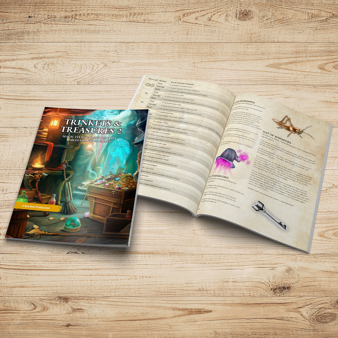 Trinkets & Treasures – Fantasy RPG Loot & Magic Items Vol. 2