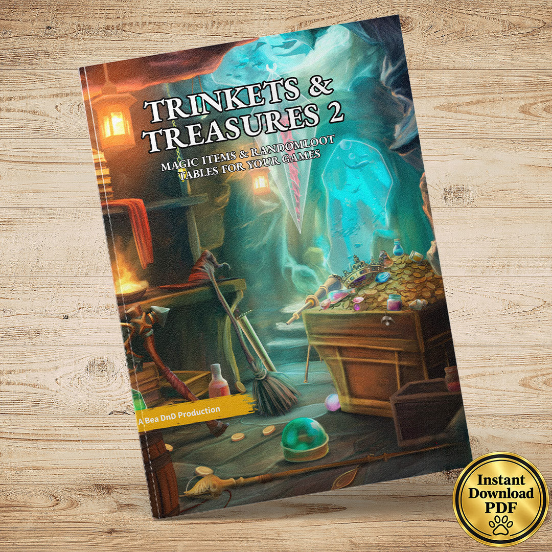 Trinkets & Treasures – Fantasy RPG Loot & Magic Items Vol. 2