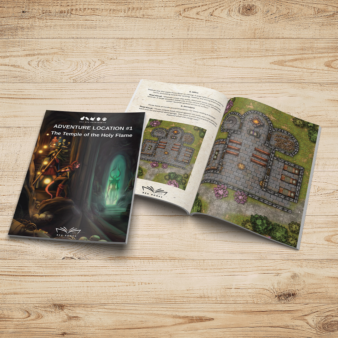 Temple of the Holy Flame – Fantasy RPG Adventure Location
